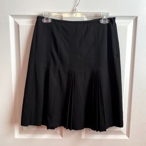 Loft black pleated skirt.